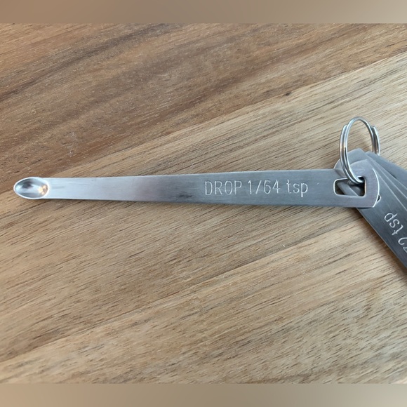 New Star Foodservice Stainless Steel Mini Measuring Spoons Set - Picture 4 of 9
